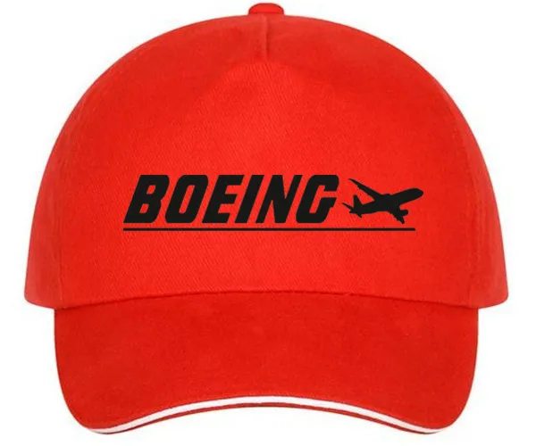 XQXON-, новинка, Повседневная модная бейсбольная кепка с принтом Boeing для мужчин и женщин, бейсболки унисекс, HH02 - Цвет: red