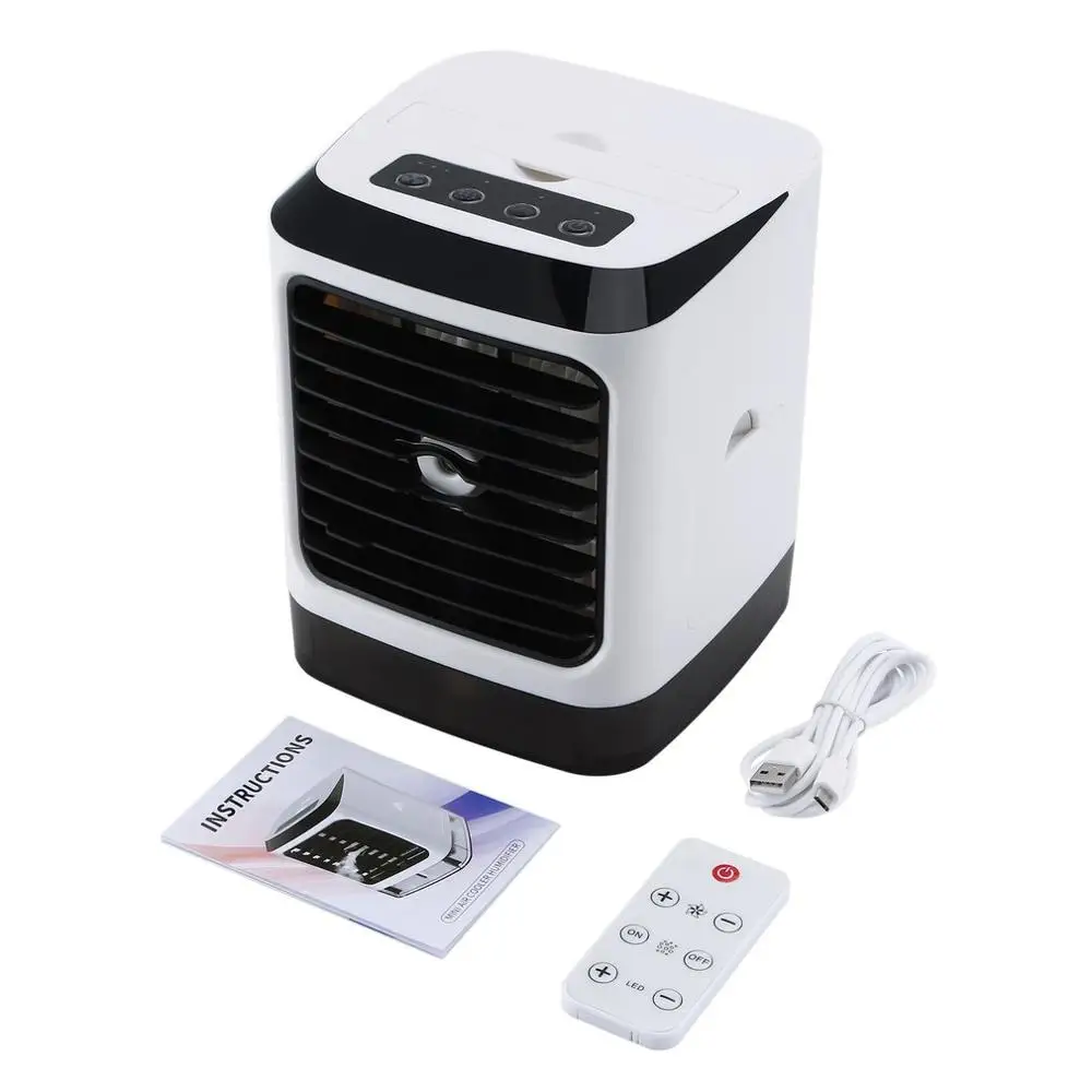 

With remote control air conditioner fan air cooler mini three gear mode cooling fan air frost air conditioner Dropship