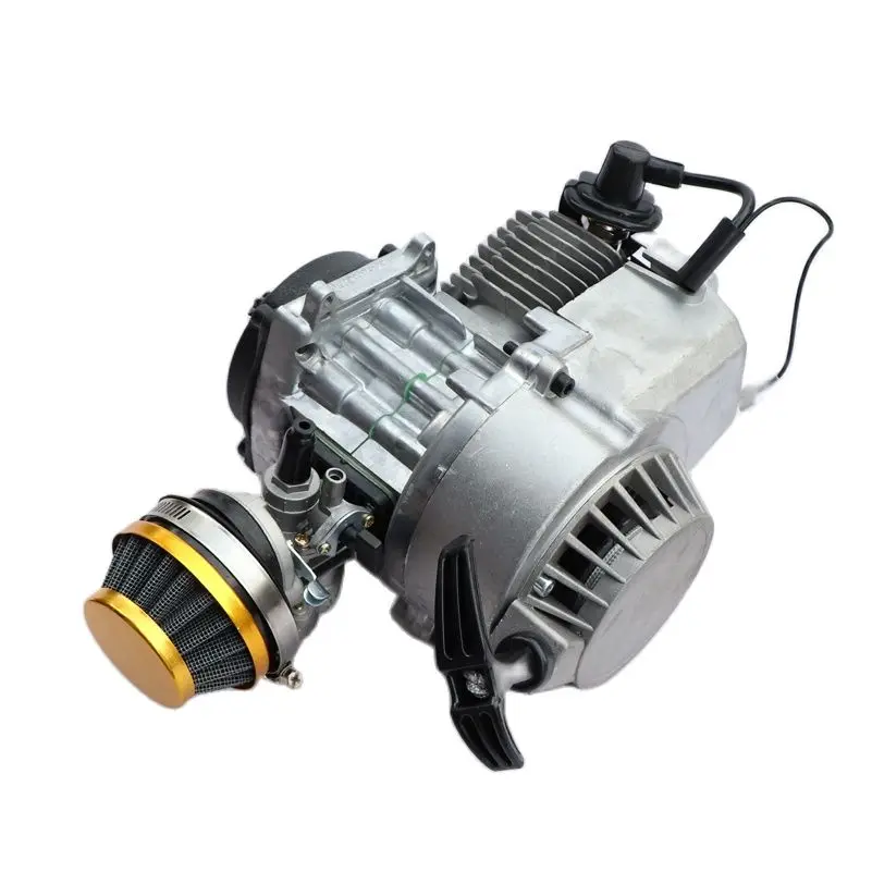 

2 Stroke Pull Start Engine Motor Transmission Motorcycle 43cc 47cc 49cc Engine Air Filter Mini Pocket Pit Quad Dirt Bike ATV