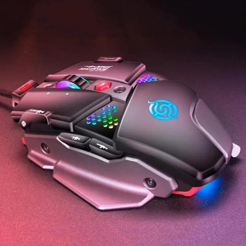 K-Snake G9 игровая мышь 8 кнопок RGB подсветка проводные мыши для PUBG PC Gamer