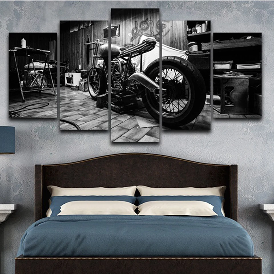 

5 pieces 5d diy diamond painting Vintage Motorcycle,full,square,embroidery diamond round,diamond mosaic gift,