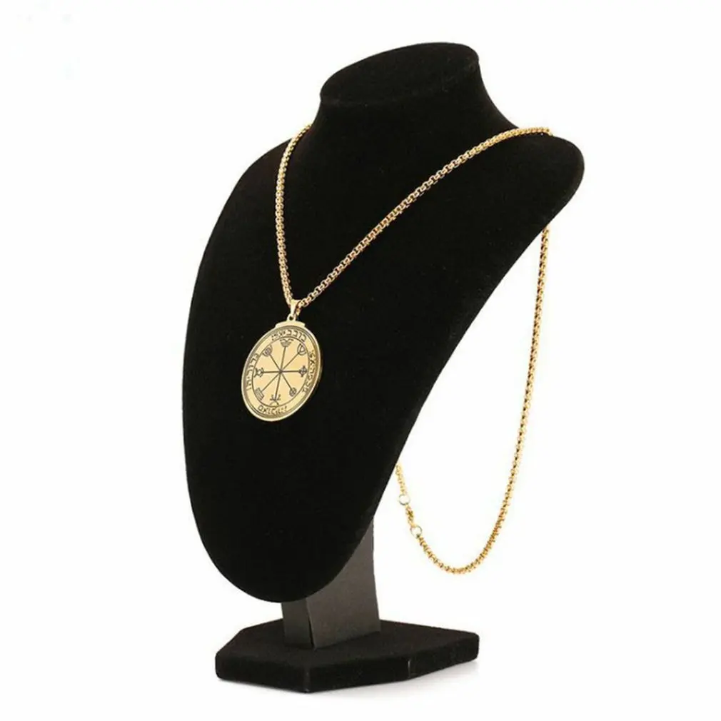 

Talisman Of Protection Good Luck Wealth Seal Of Solomon Stainless Steel Necklaces & Pendants Women/Men Jewelry joyas