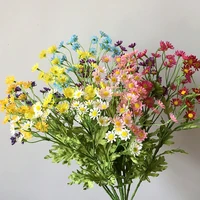5 pieces of chamomile artificial flowers home decoration multi color artificial flowers wedding decoration garden decoration