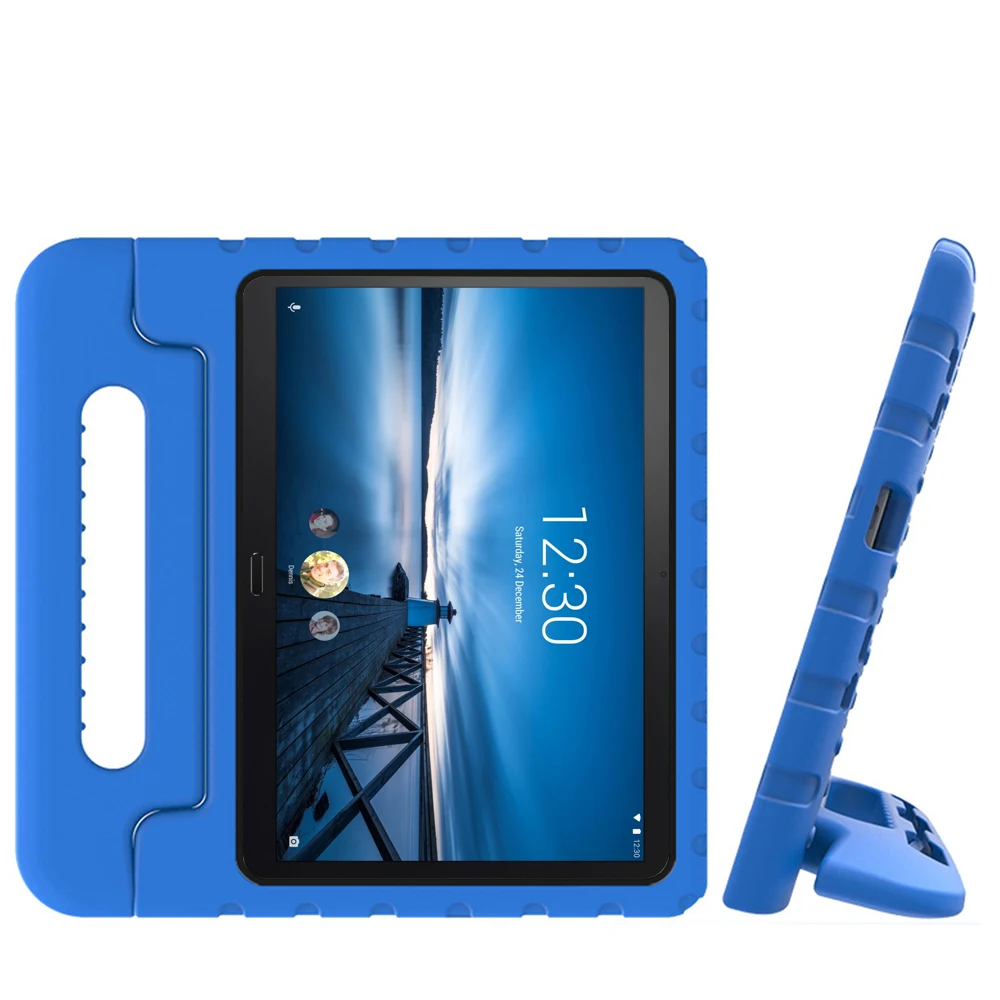 Детский чехол для планшета Lenovo Tab M10 P10 10 1 in X605 2019 противоударный защитный с ручкой