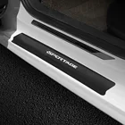 4 шт. автомобильные наклейки на порог двери порога для Kia Sportage 3 4 QL Автомобильные Защитные наклейки из углеродного волокна аксессуары
