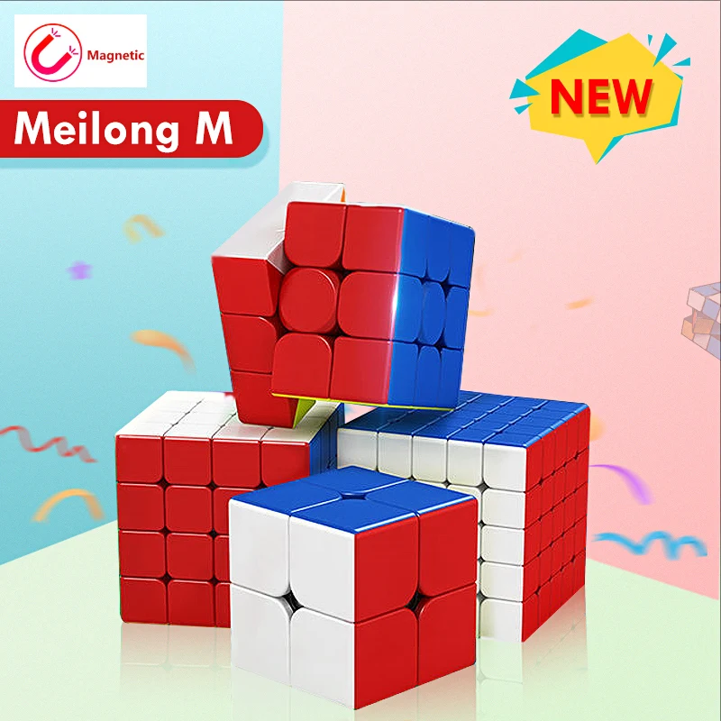 MoYu Meilong M Магнитная версия 3x3x3 2x2x2 4x4x 4 волшебный кубик игрушка Магнитный куб класс
