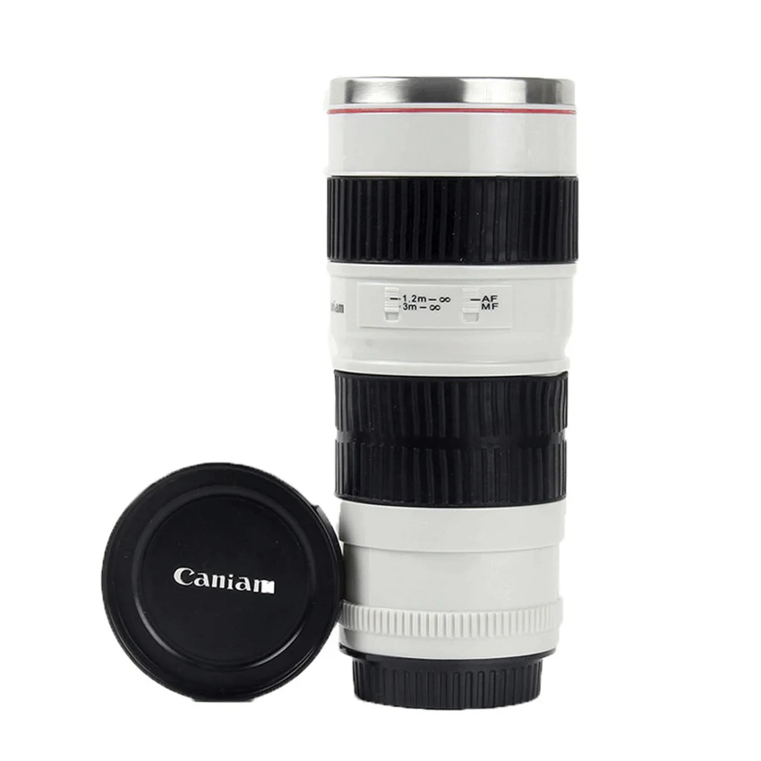 Оригинальная маленькая белая кружка GFHGSD с линзами 70 200 чашки из нержавеющей стали