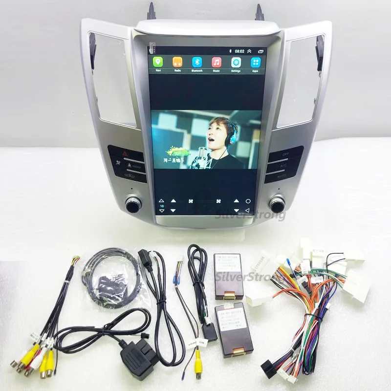 CarPlay магнитофон Tesla Rx Android для LEXUS RX330 RX350 RX300 2004 2007 4 ГБ + 64 авто стерео DSP 8