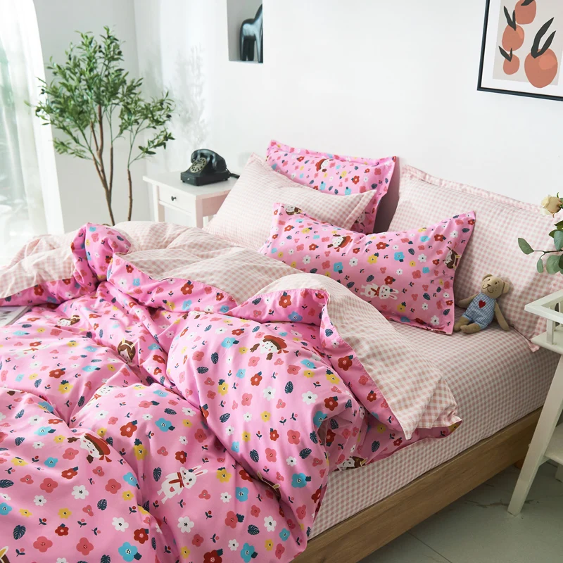 Комплект постельного белья с зелеными листьями королевский комплект Декор для