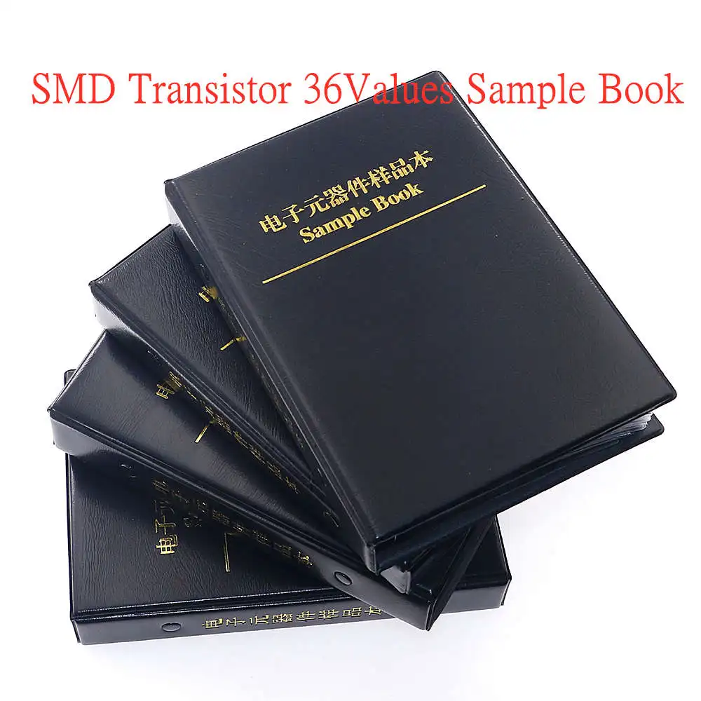 900Pcs SMD чип транзисторный Набор 36 значения x 25 шт. Ассорти книга с