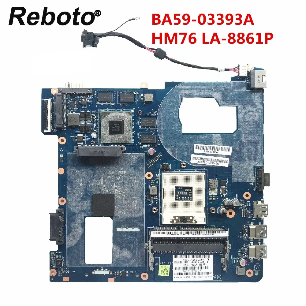 Оригинальная материнская плата для ноутбука samsung NP350V5C 350V5C HD 7600M Series/1 GB BA59-03393A HM76 LA-8861P MB протестированная Быстрая
