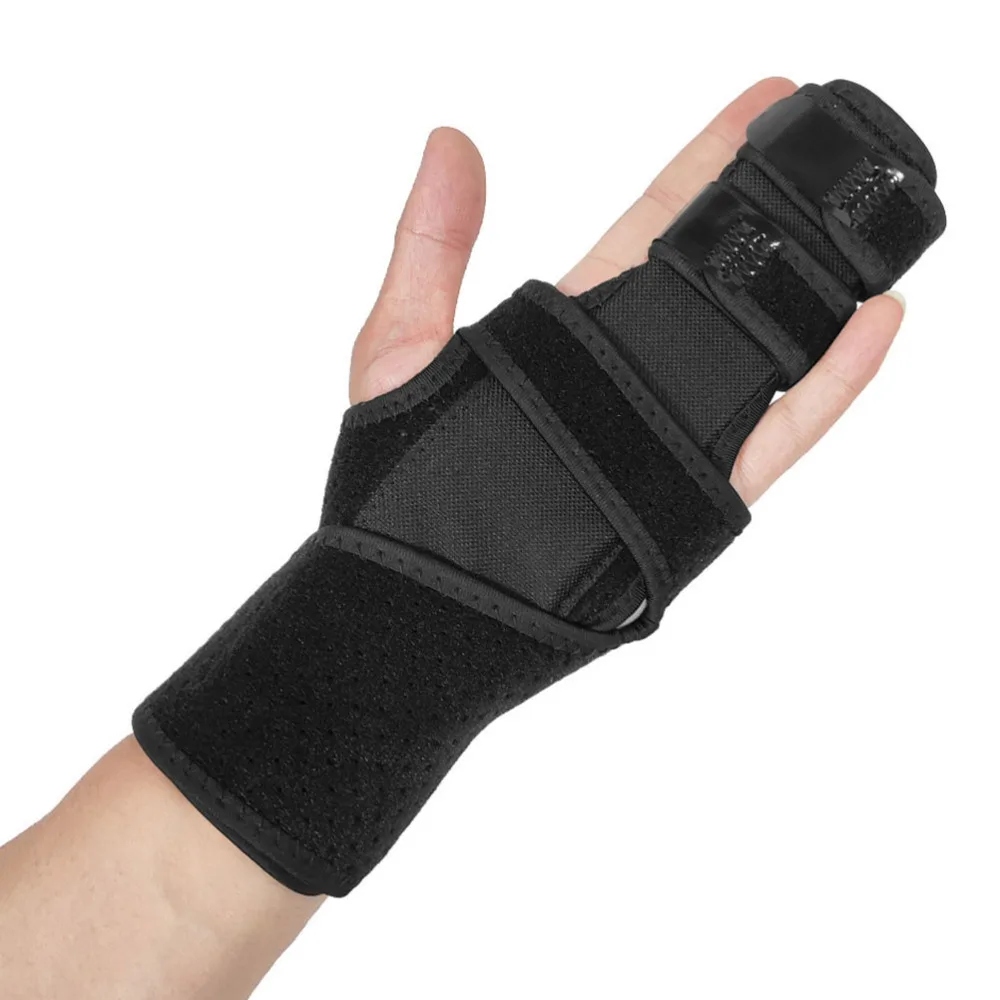 

1Pc Useful Hand Finger Splint Palm Wrist Support Protective Finger Fixing Tool