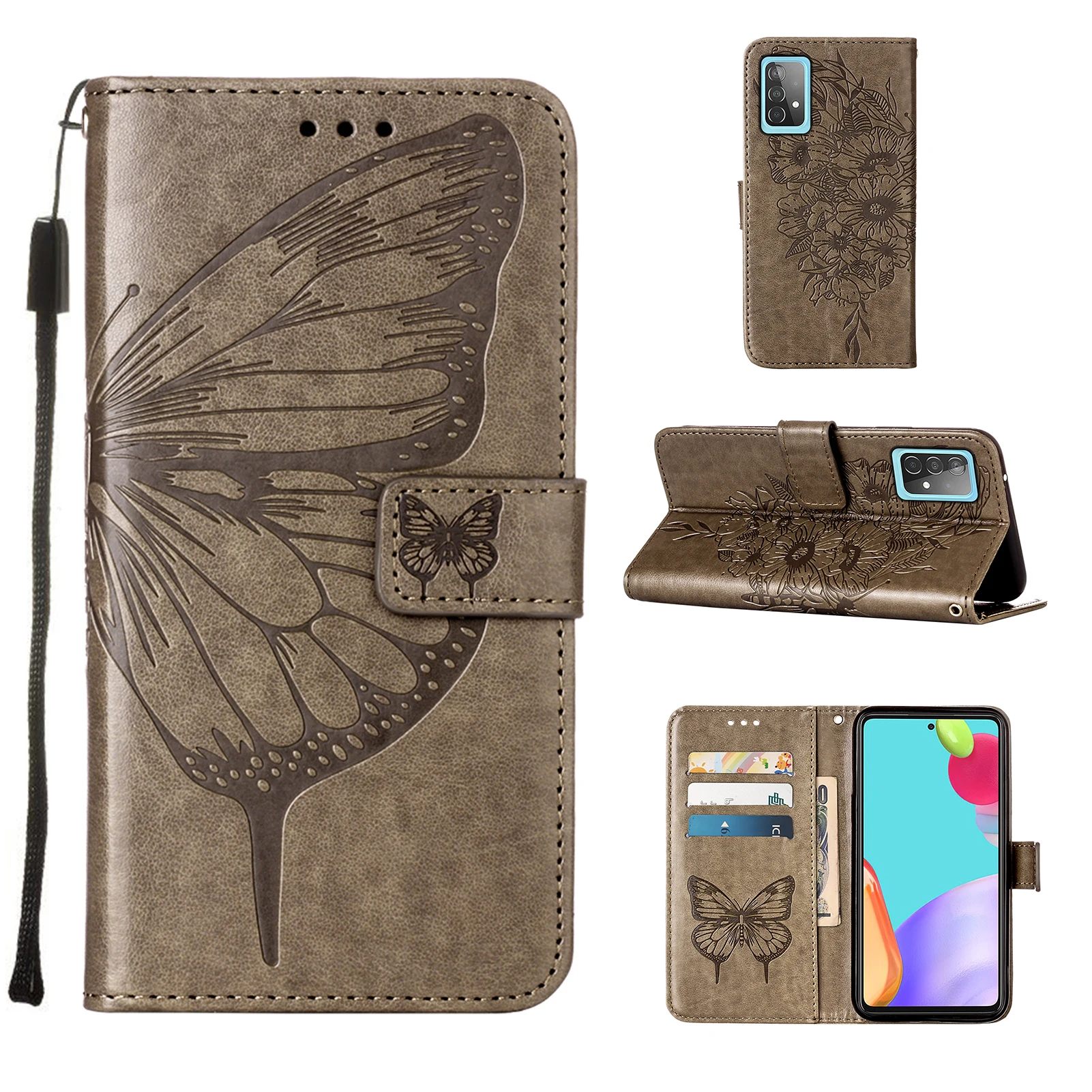 

Leather Flip Wallet Phone Case For Samsung Galaxy A51 A71 A21S A31 Cover For Samsung Galaxy S20 Plus Ultra Note 20 Ultra Case