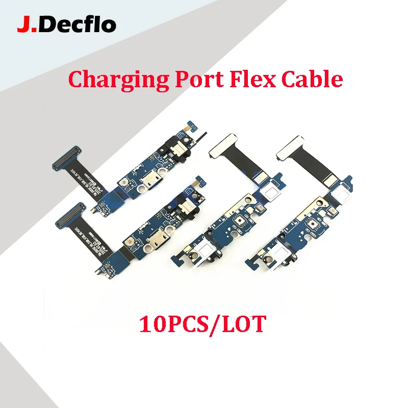 

JDecflo 10Pcs/Lot USB Dock Connector Charger Charging Port Flex Cable For Samsung Galaxy S6 Edge Plus G920F G925F G9250 G928F