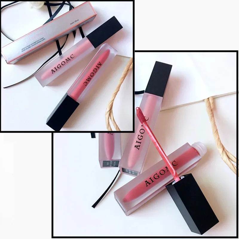 

12 Colors Matte Lipsticks Makeup Waterproof Lip Gloss Cosmetic Easy to Wear Long Lasting Lipstick