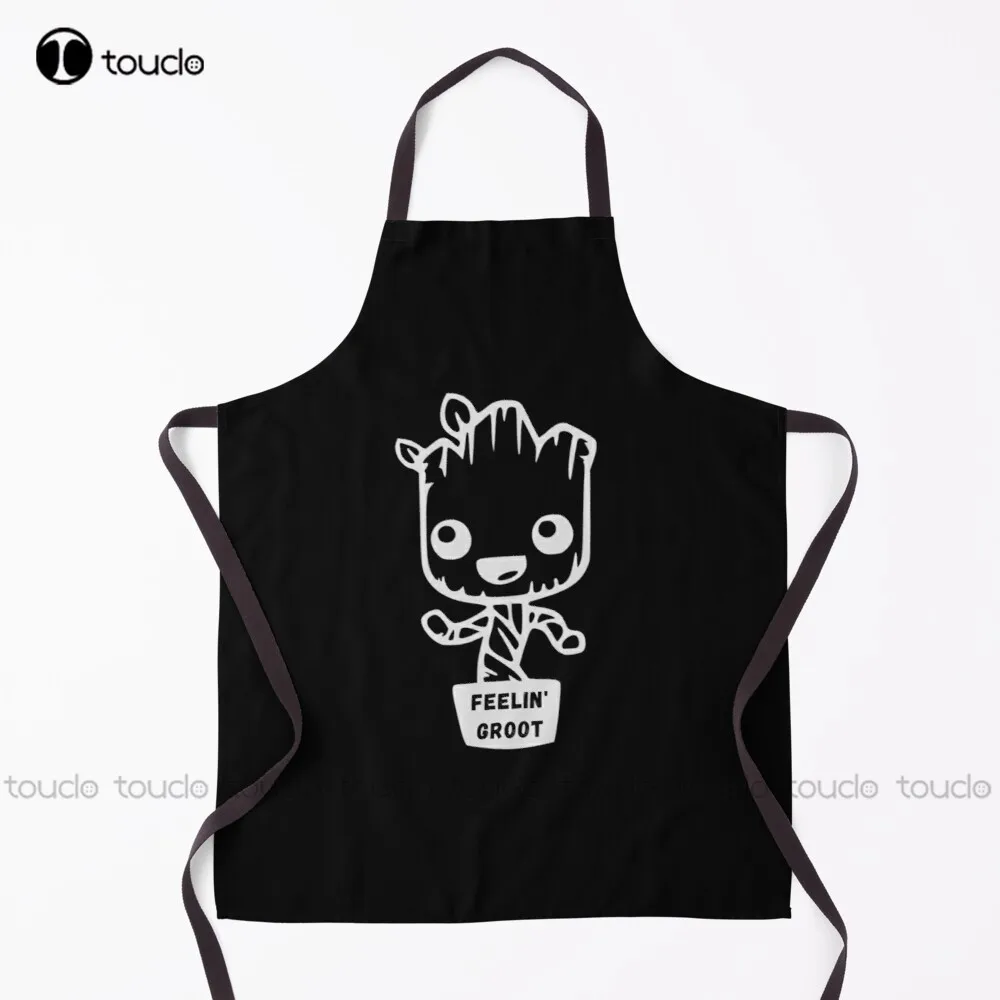 

Feelin Groot Dancing Apron Hair Stylist Apron For Women Men Unisex Adult Garden Kitchen Household Cleaning Apron