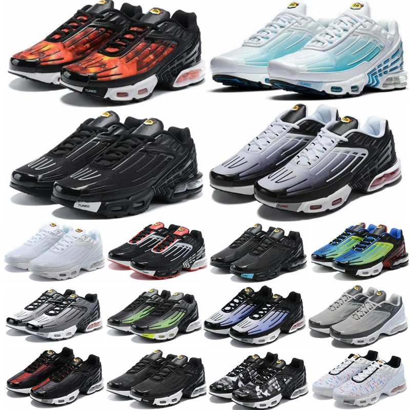 

2021 New Arrival Men Plus Running Shoes Tuned Cushion TN 3 Designer Red Blue Green Trainers Sports Sneakers Runners Size 40-45