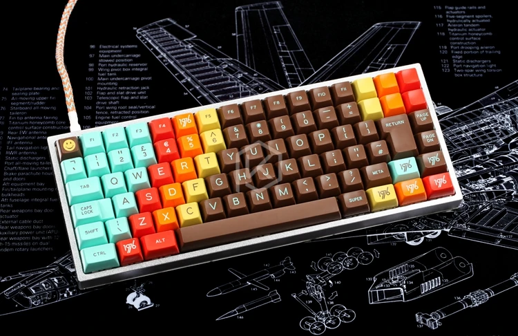 xd84 pro 75 eepw84 custom mechanical keyboard supports tkg tools underglow rgb pcb programmed kle kimera core lots of layouts free global shipping
