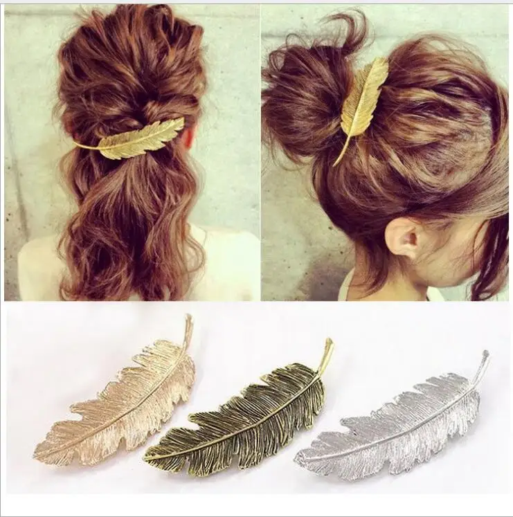 Винтажные заколки Стразы с синим кристаллом павлином для волос бабочкой