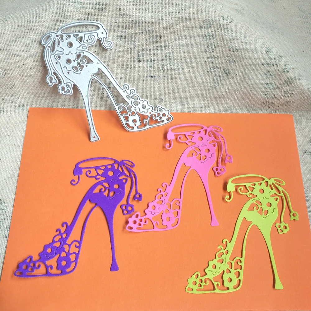 

Exquisite metal cutting dies for ladies high heels, scrapbook, DIY photo album, photo frame, decorative card