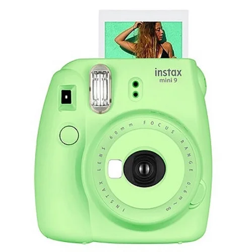 Оригинальная фотокамера Fujifilm Fuji Instax Mini 9+ 20 листов пленки Fujifilm Instax Mini 8/9 - Цвет: instant Mini 9 Green