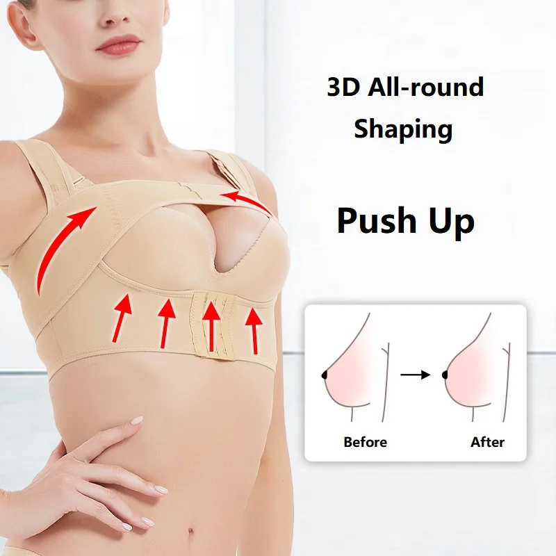 

Running Breast Support Corset No-Bounce Buckle Adjustable Sports Bra Strap Stabilizer Shaper Sports Bra Alternative Accessory