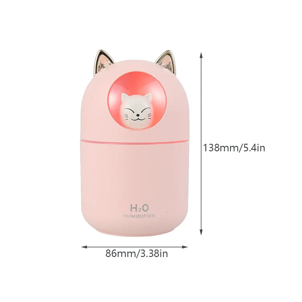 

New Cute Pet Humidifier Mini Household Small Moisturizing Aromatherapy Car Creativity Air Bear USB Humidifier Oil Diffuser