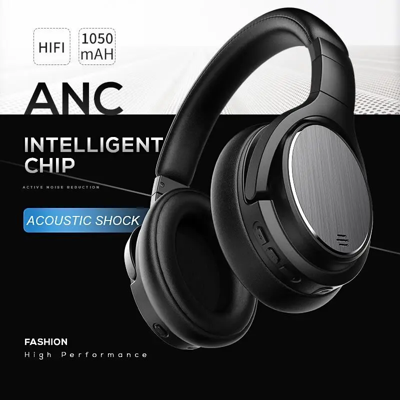 HOLY SERPENT M1 ANC активные шумоподавления беспроводные наушники Bluetooth гарнитура с супер HiFi глубоким басом 48H для музыки