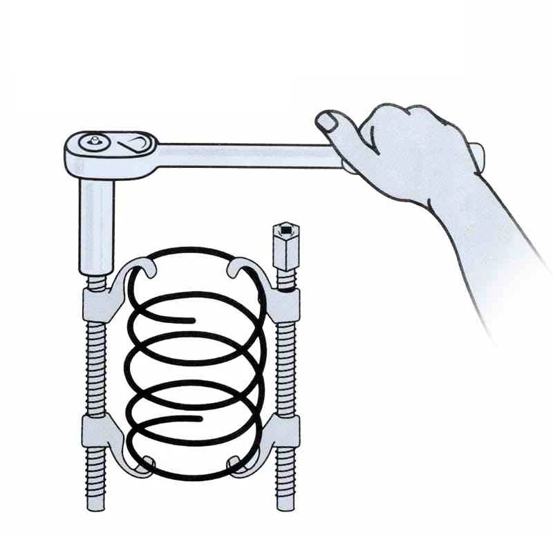 2 шт. ручной амортизатор для разборки пружинный компрессор демонтажа автомобиля