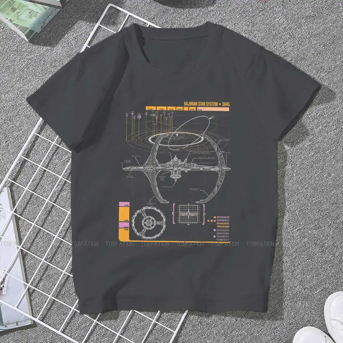 Футболка Deep Space Nine для девочек Звездный путь путешествия топы из космической