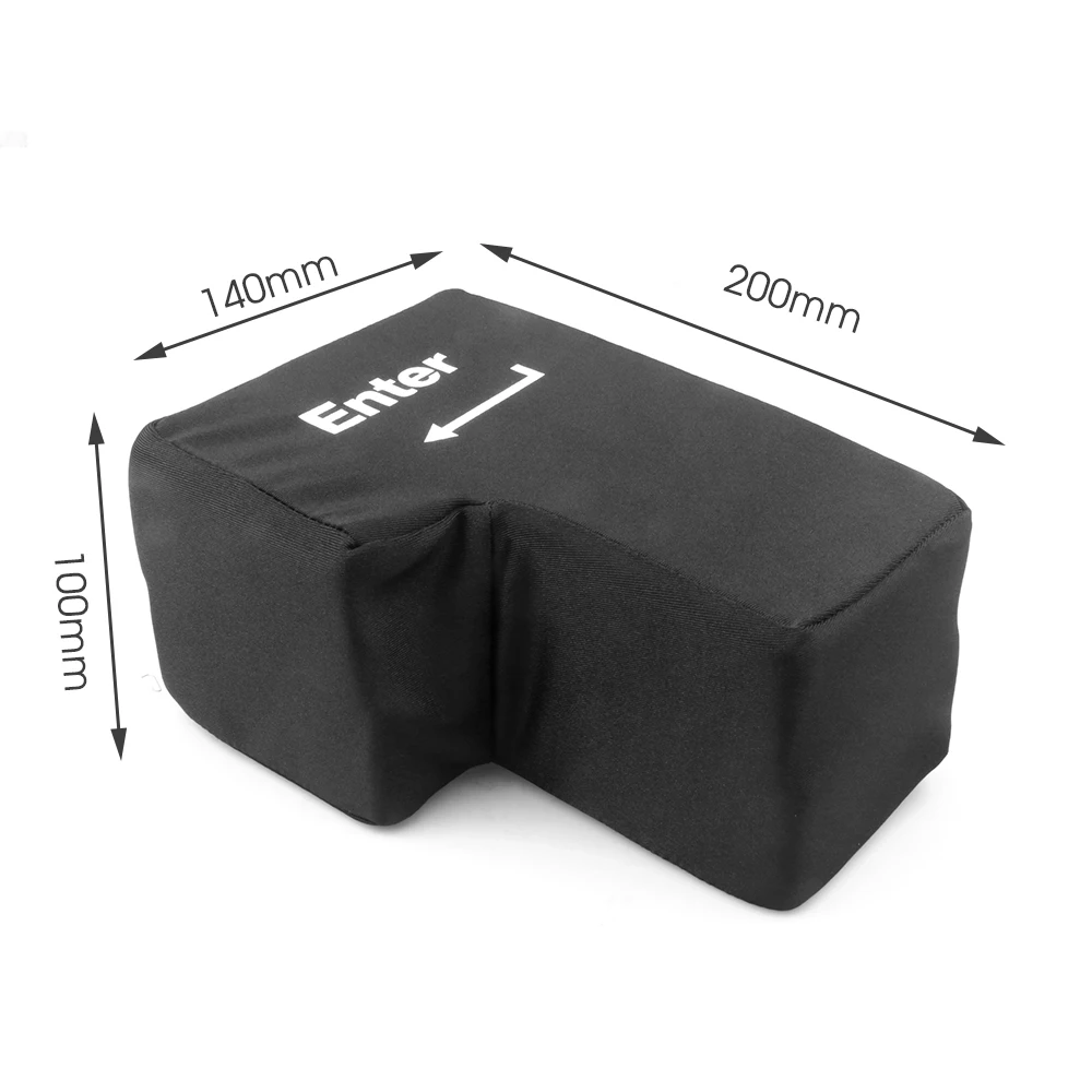 Hot Sale Big USB Enter Key Anti Stress Button Decompression Computer Any Vent Pillows Desktop Pillow For Programmer | Компьютеры и