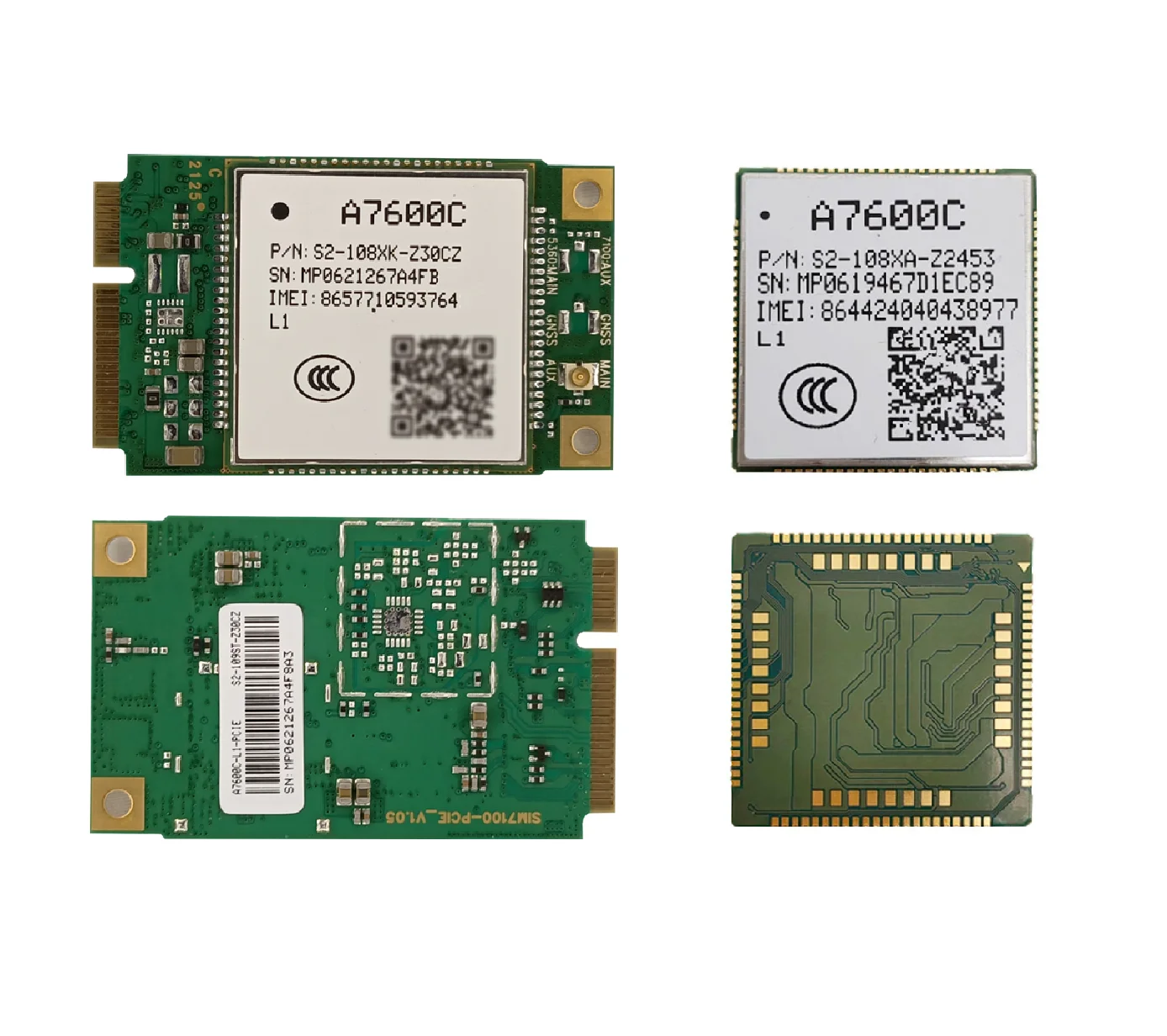SIMCOM A7600C-L1 MINIPCIE/LCC + LGA package LTE CAT1 модуль модема конкурентоспособный с SIM7600CE |