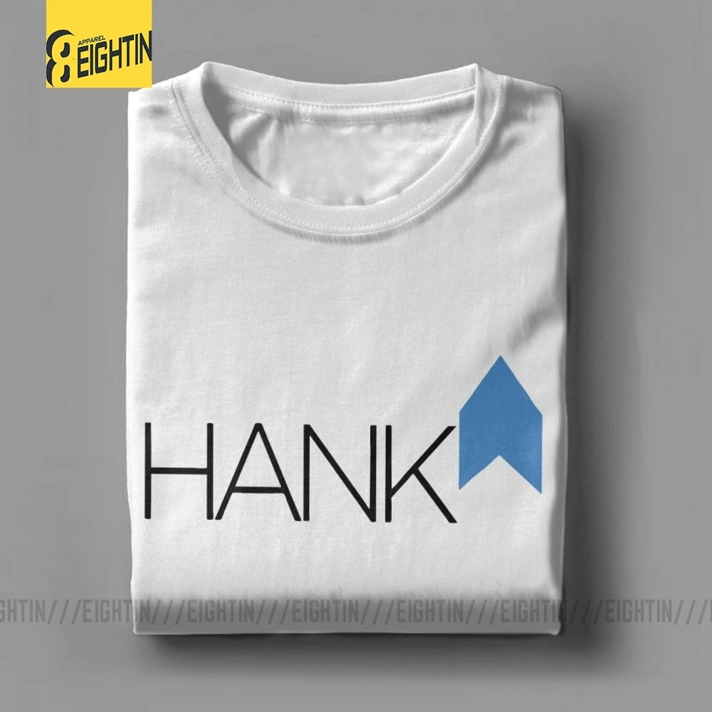 Футболки Detroit Been Human Хэнк ап, классические новые футболки, футболки, хлопок, с коротким рукавом, мужские