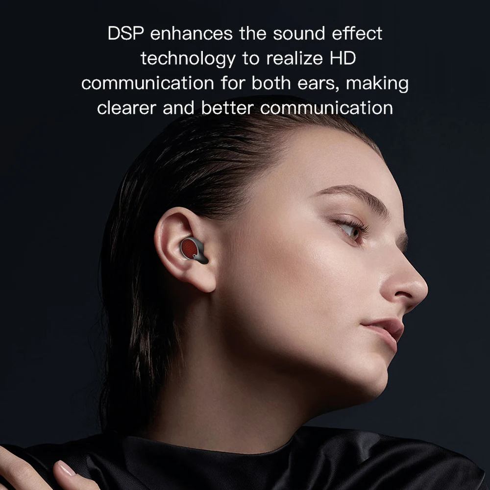 Спортивные наушники ES02 с сенсорным управлением Bluetooth 5 0 микрофоном | Электроника