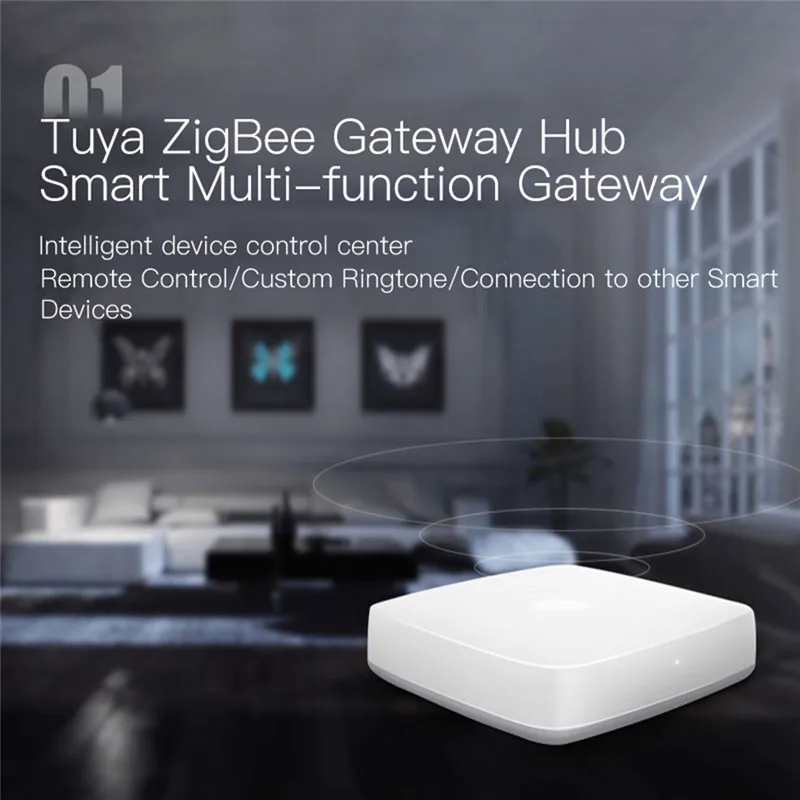 Шлюз для умного дома ZigBee Gateway управление через приложение Wi Fi Интеллектуальный