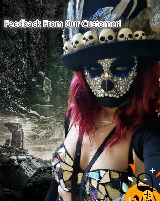 HFG03 1 шт. украшение в виде черепа для вечерние НКИ лица тела Хэллоуина