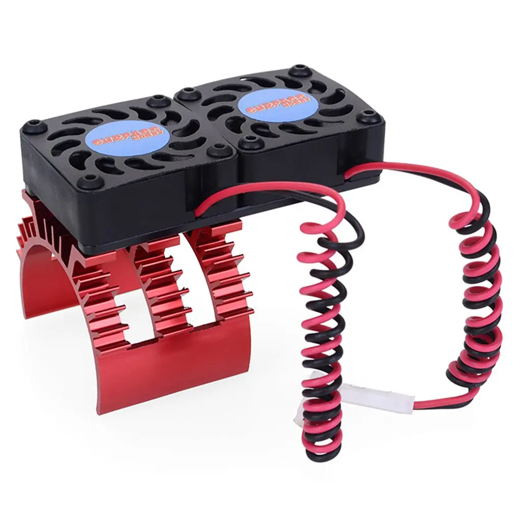 

SURPASS HOBBY RC Motor Cooling Fan W/ Heatsink for 1/10 1/8 RC Car 540 550 3650 3660 3670 Motor ESC Cooling Fast RC Car Part