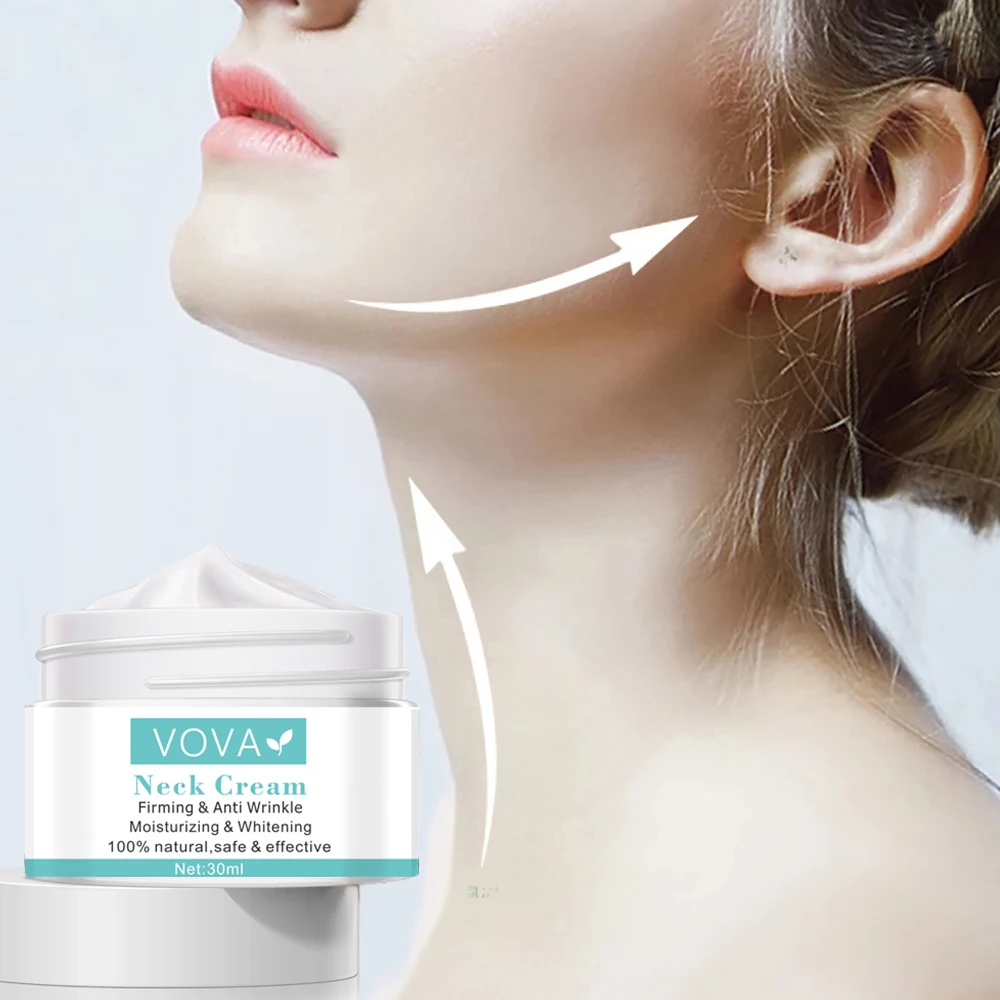 

VOVA Neck Cream Crema Face And Neck Cream Neckline Cream Wrinkle Smooth Anti Aging Whitening Cream Neck Skin Care Products 30g