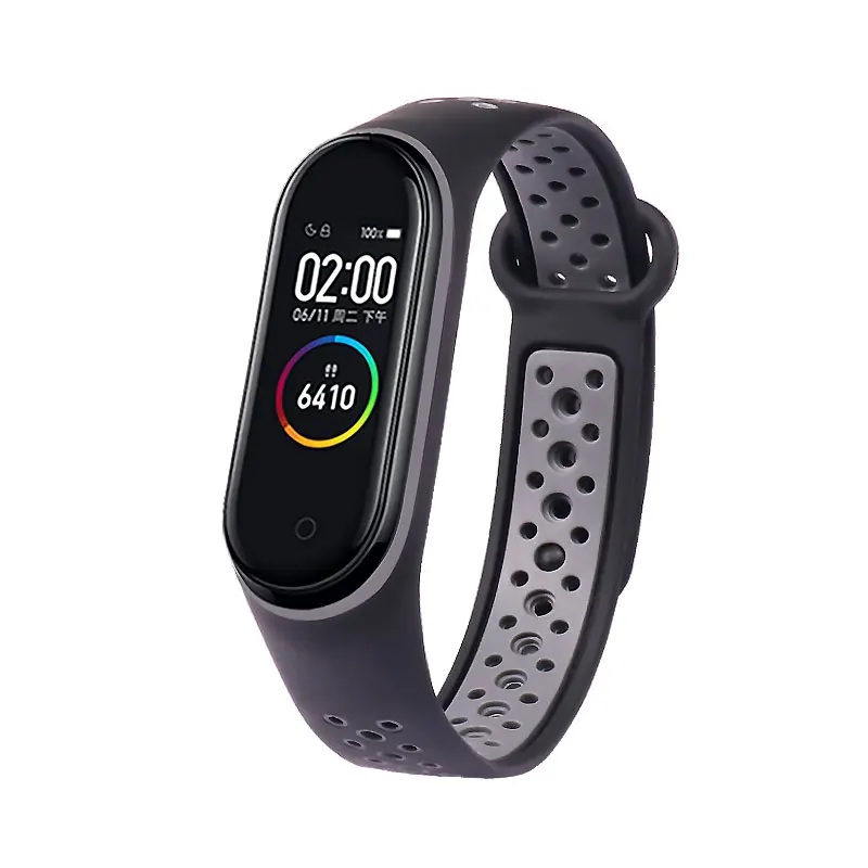 Ремешок для Xiaomi Mi Band 3 4 Воздухопроницаемый сменный Браслет M3 M4 Plus смарт часов Miband