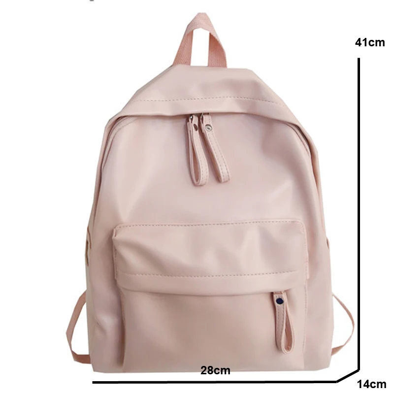 

fashion preppy style women backpack leather school bag backpacks for gilrs large capacity pu travel backpack Sac A