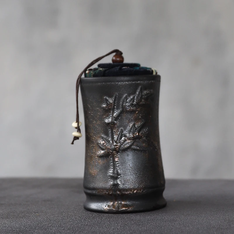 Керамические чайные картриджи LUWU фарфоровые для чая с бамбуковым дизайном