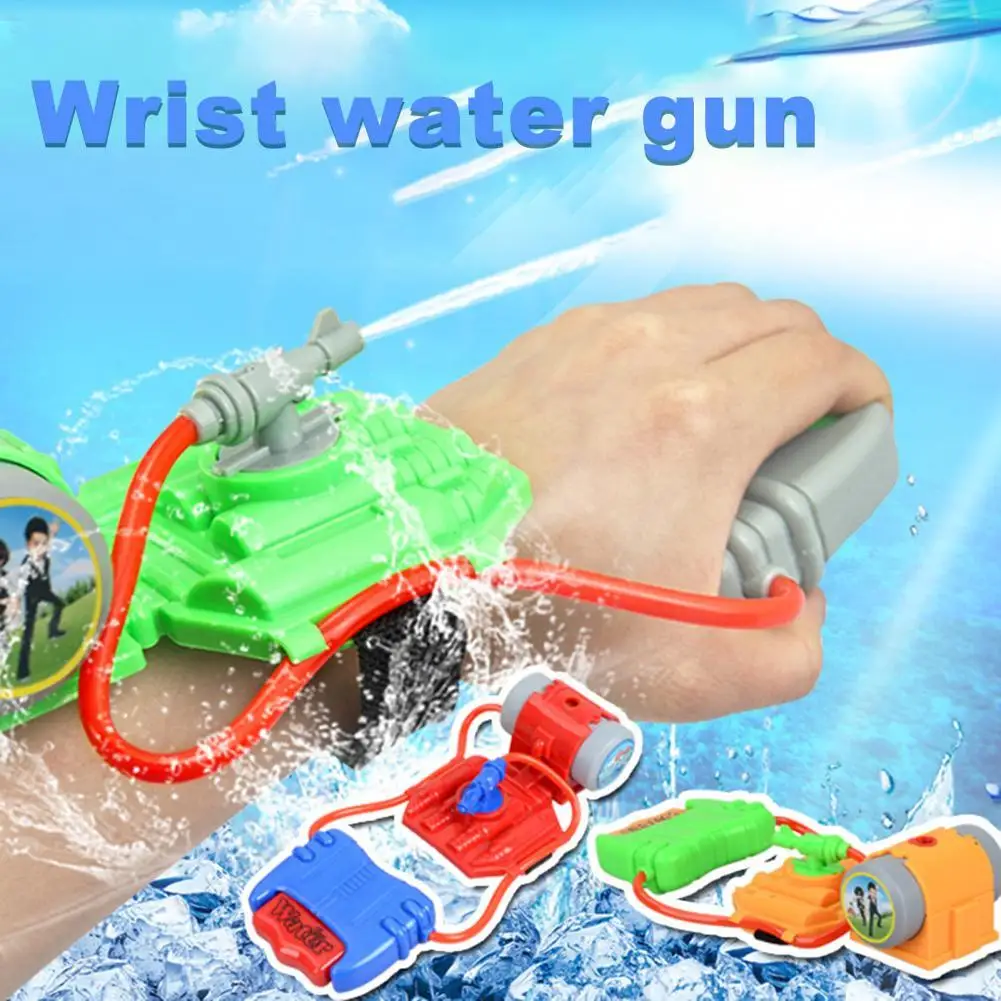 Universal Shooting Water Toy Water-blaster Wristband Handheld Adjustable Angles Water Fight Wrist Water-blaster for Gift