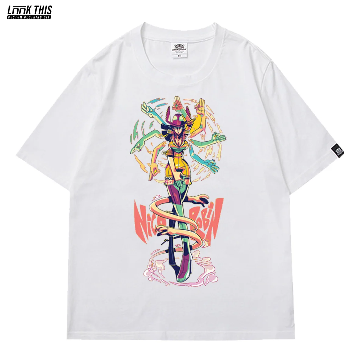 

ONE PIECE Summer 2021 Men Oversized T-shirt Anime Tees Teen Boy Harajuku Streetwear O-neck Short Sleeve Male T Shirts Tops