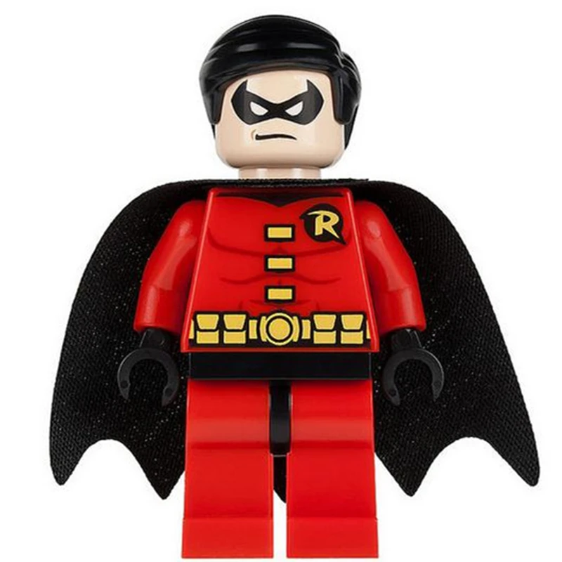 Одна распродажа черная накидка в стиле Batcave Робин Бэтмен Аркхем рыцарь минифиг