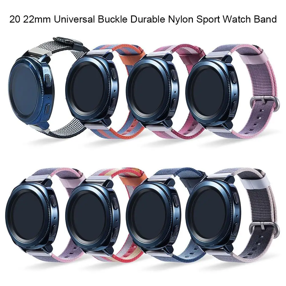 Универсальный нейлоновый ремешок для часов 20 мм/22 мм|Смарт-аксессуары| |