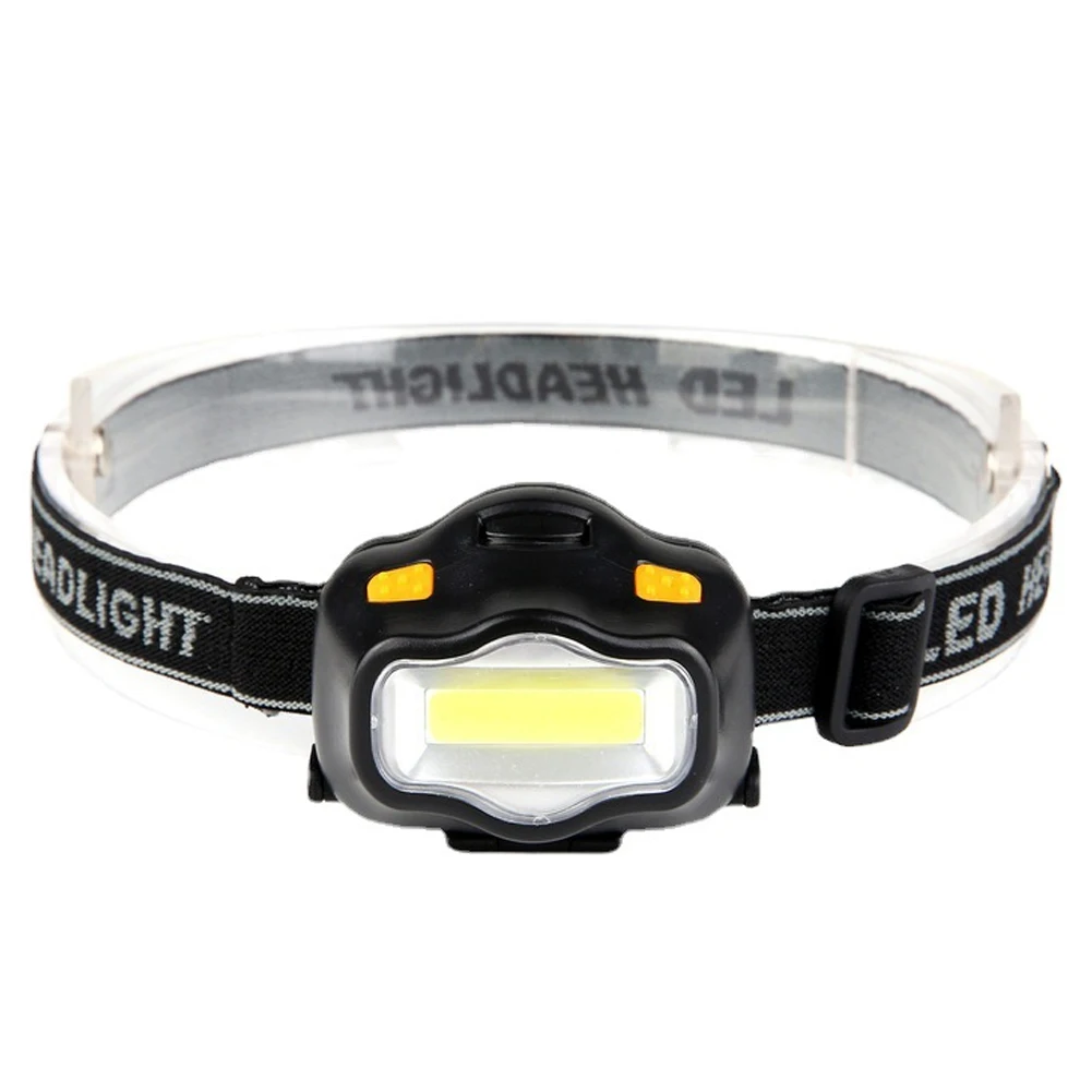 

Portable mini COB LED Headlamp 3 AAA batteries Camping Head lamp Fishing headlight flashlight torch with Adjustable Headband