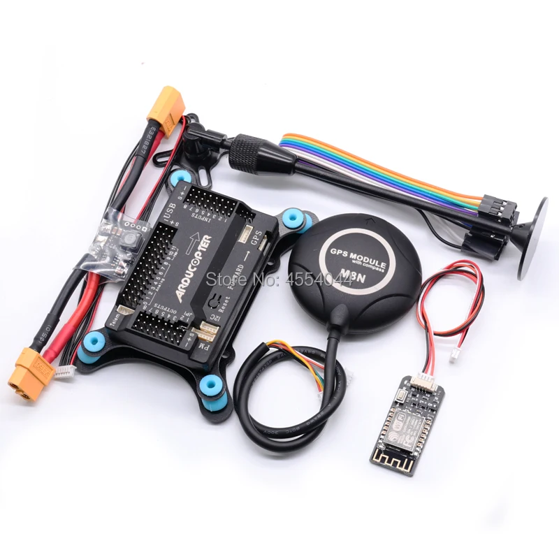 Контроллер полета APM2.8 APM 2 8 Ardupilot + Wi Fi радио модуль телеметрии встроенный компас M8N