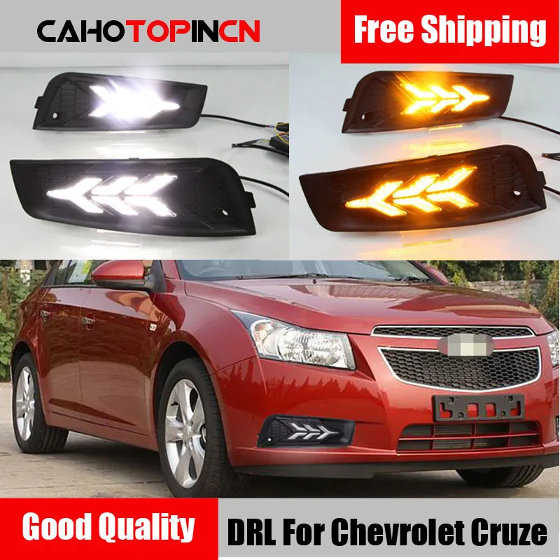 Дневные ходовые огни светильник для Chevrolet Cruze 2009 ~ 2014 светодиодный DRL