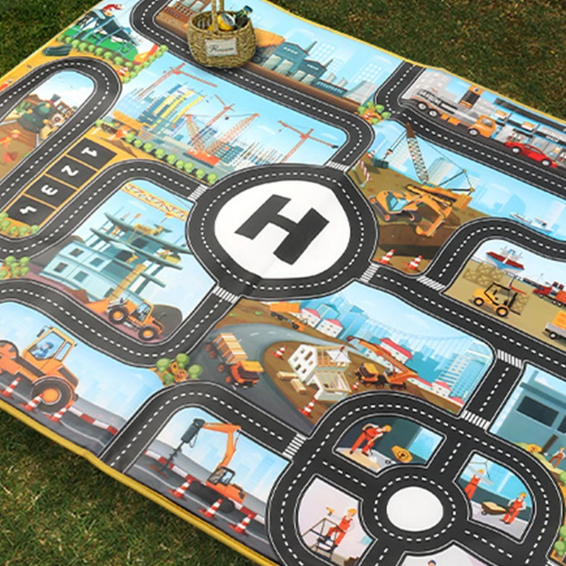 

130*100cm Thicken Outdoor Picnic Baby Crawling Mat Game And Entertainment Mat Child Climbing Environmental Protect Mat
