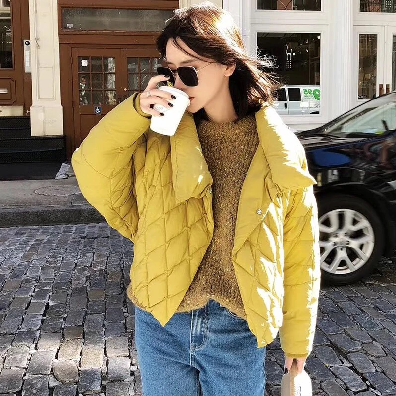 Высококачественное зимнее пальто женское 2019 повседневное ультра легкое белое